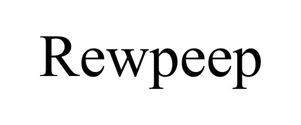 Trademark Logo REWPEEP