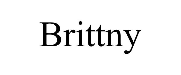 Trademark Logo BRITTNY