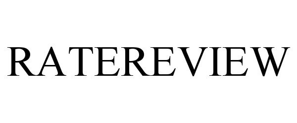 Trademark Logo RATEREVIEW