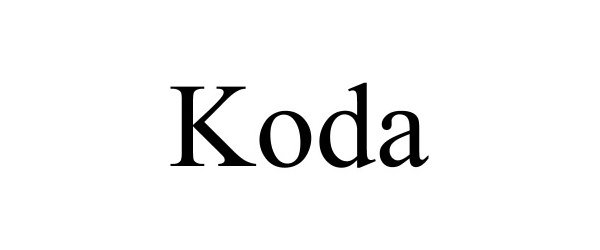 Trademark Logo KODA