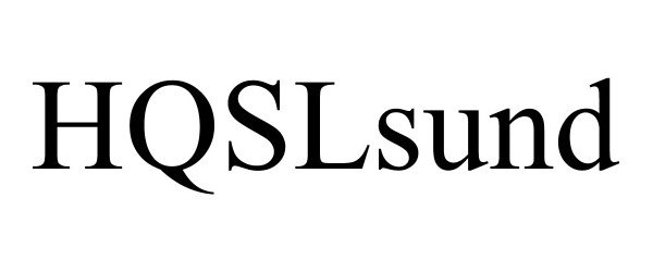 Trademark Logo HQSLSUND
