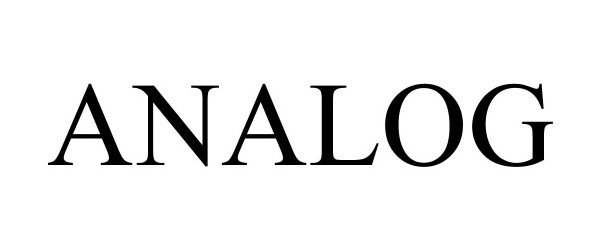 Trademark Logo ANALOG