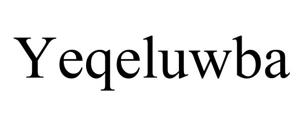 Trademark Logo YEQELUWBA