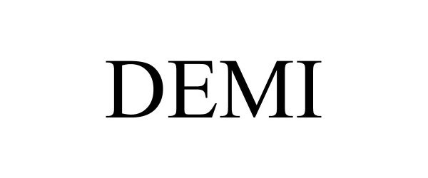 Trademark Logo DEMI