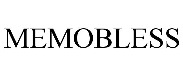 Trademark Logo MEMOBLESS