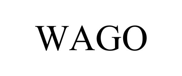 Trademark Logo WAGO