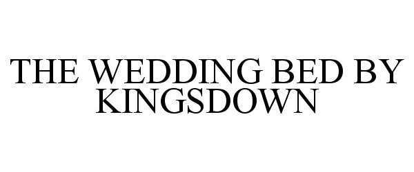  THE WEDDING BED BY KINGSDOWN