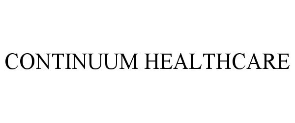  CONTINUUM HEALTHCARE