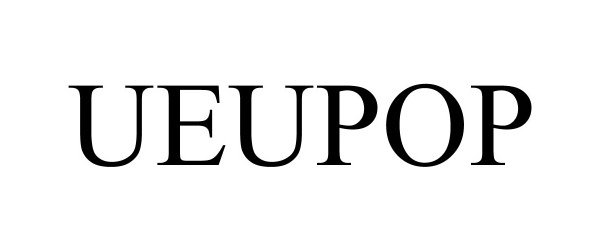 Trademark Logo UEUPOP