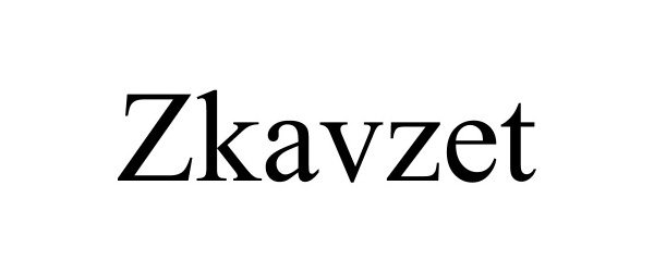 Trademark Logo ZKAVZET