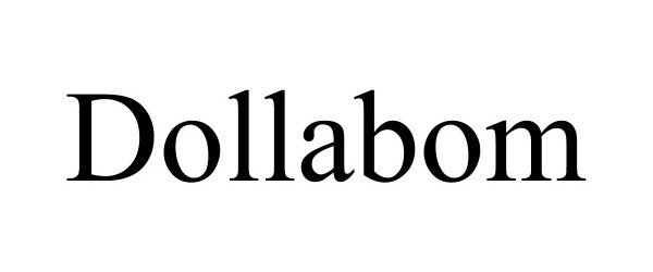 Trademark Logo DOLLABOM