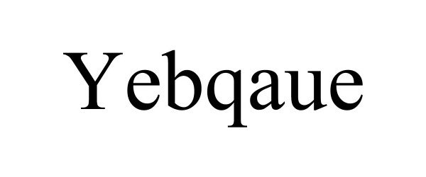 Trademark Logo YEBQAUE