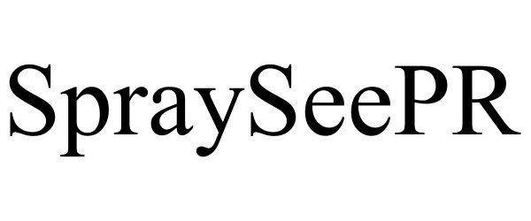 Trademark Logo SPRAYSEEPR