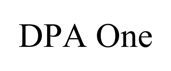 Trademark Logo DPA ONE
