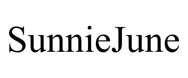 Trademark Logo SUNNIEJUNE