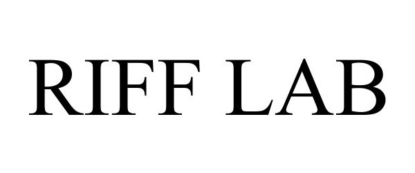 Trademark Logo RIFF LAB