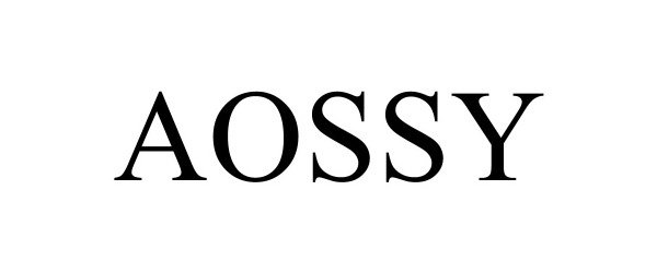 Trademark Logo AOSSY