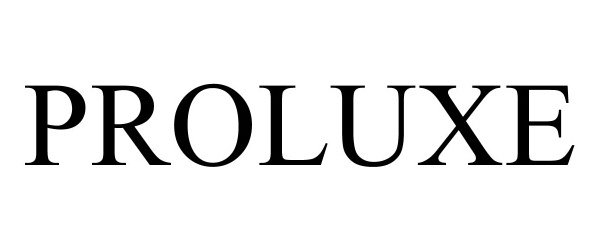 Trademark Logo PROLUXE