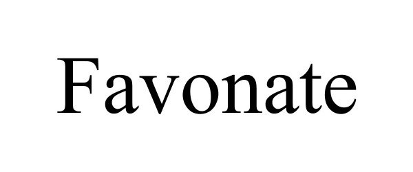 Trademark Logo FAVONATE