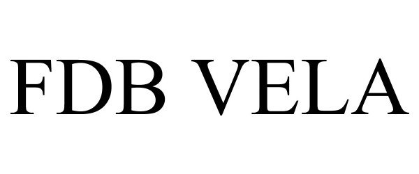 Trademark Logo FDB VELA