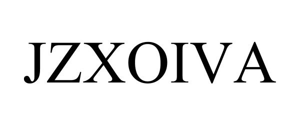 Trademark Logo JZXOIVA