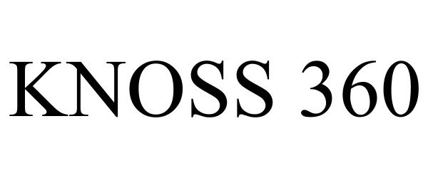 Trademark Logo KNOSS 360