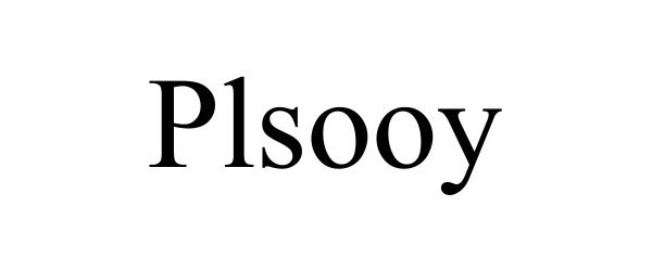  PLSOOY