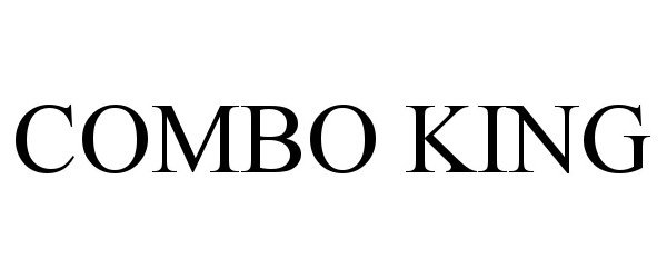 Trademark Logo COMBO KING