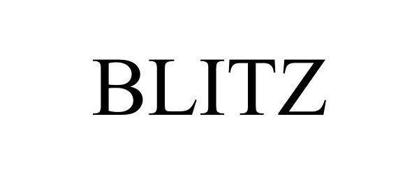 Trademark Logo BLITZ