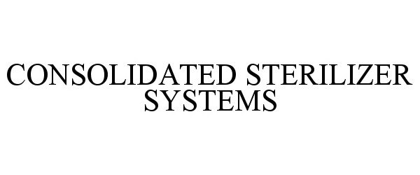 CONSOLIDATED STERILIZER SYSTEMS