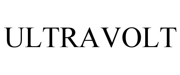 Trademark Logo ULTRAVOLT