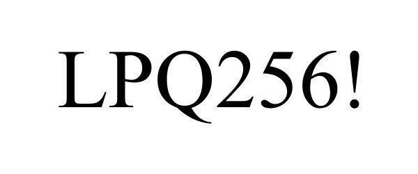 Trademark Logo LPQ256!