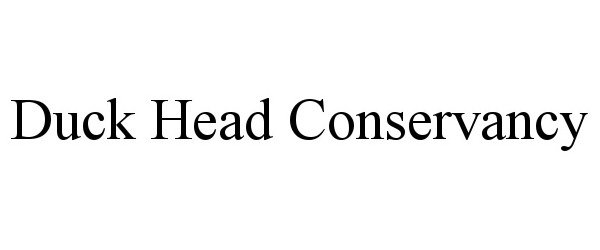 Trademark Logo DUCK HEAD CONSERVANCY