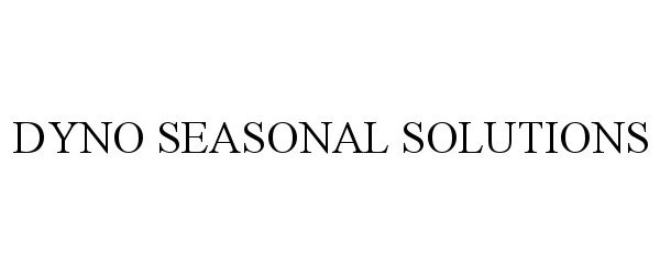  DYNO SEASONAL SOLUTIONS