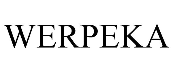 Trademark Logo WERPEKA