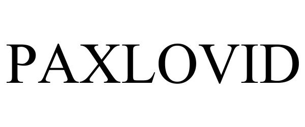Trademark Logo PAXLOVID
