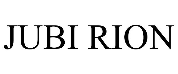 Trademark Logo JUBI RION