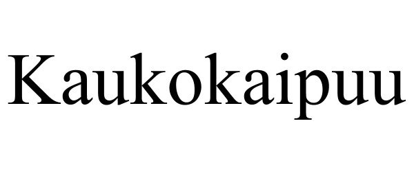 Trademark Logo KAUKOKAIPUU