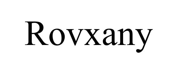 Trademark Logo ROVXANY