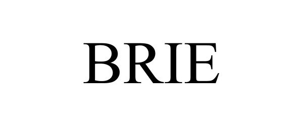 Trademark Logo BRIE