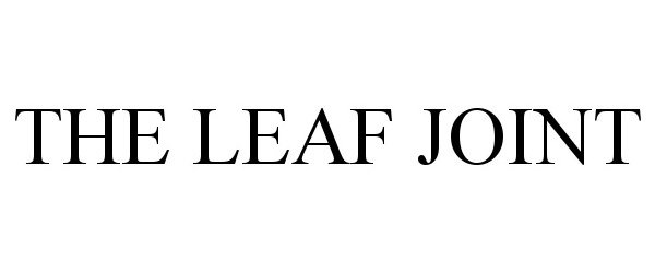  THE LEAF JOINT
