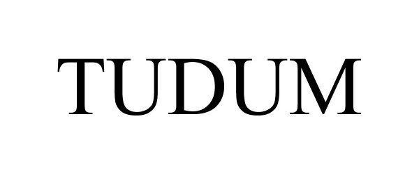 Trademark Logo TUDUM