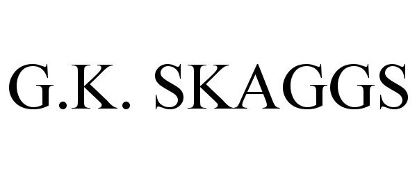 Trademark Logo G.K. SKAGGS