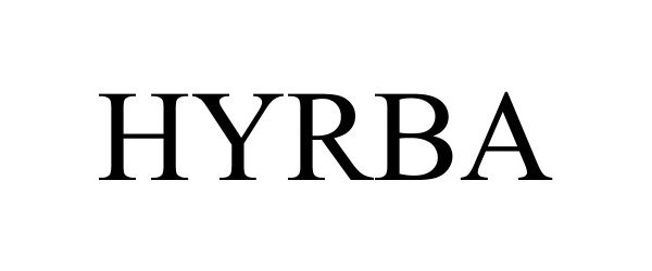Trademark Logo HYRBA