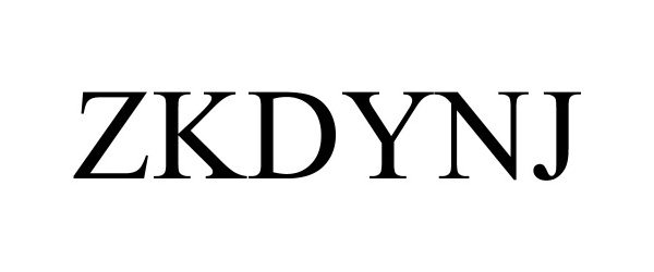 Trademark Logo ZKDYNJ