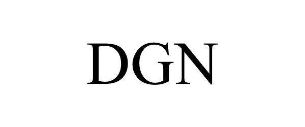 Trademark Logo DGN
