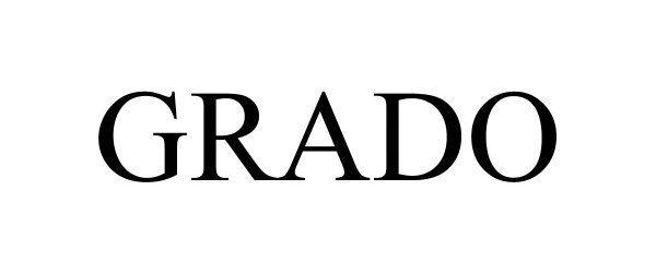 Trademark Logo GRADO
