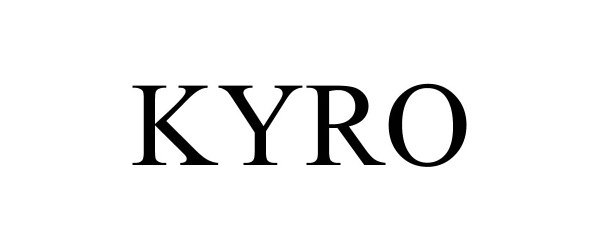 Trademark Logo KYRO