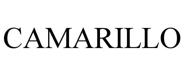 Trademark Logo CAMARILLO