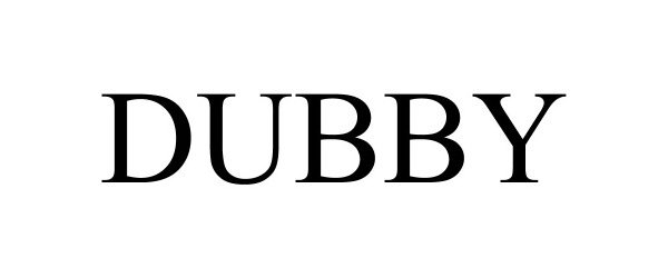 Trademark Logo DUBBY